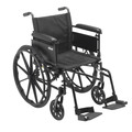 Drive Medical Cruiser X4 Lightweight Dual Axle Wheelchair - 18" Seat cx418adfa-sf